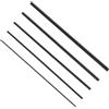 Baluue 5pezzi Inserimenti per Riparazione Cann Pesca in Fibra di Carbonio Diametri per Canne Spinning Carpfishing Resistenti e Leggeri per Riparazioni Rapide in Acqua Dolce e Salata