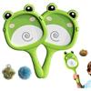 Generisch Racchetta da tennis per bambini, a forma di rana, per interni ed esterni, adatta per parco giochi, giardino, cortile, sport, giochi e ragazze