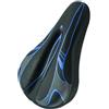 Caswynlife Coprisella in spugna di silicone ispessito con base antiscivolo, scanalatura traspirante e strisce riflettenti, per MTB e ciclismo su strada (grigio)