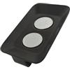 Gvblkq Clip per telemetro da golf, clip magnetica in metallo, da golf per uomini e donne, si adatta alla maggior parte dei tipi, perfetta per mariti e papà, 6,1 x 3,4 cm