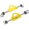 Jotekonoby Set di 2 cinghie morbide a molla con ganci in acciaio inossidabile 304, antiruggine e bande di ricambio, per attrezzatura subacquea, snorkeling e sport acquatici, (blu S)