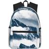 Tamiger Paesaggio con montagne e nuvole stampa unisex leggero casual comfort zaino quotidiano lavoro viaggio escursionismo pendolarismo
