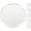 GALPADA Marcatori Standard Argento da 6 per Golf e Ferro Pezzi Palline con Diametro 25mm Design Vuoto Personalizzazione Accessori e Donne
