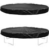 Kivivaka Copertura per trampolini e attrezzature da gioco in tessuto Oxford 420D, impermeabile, senza cuciture, per trampolini e attrezzature da gioco, colore nero