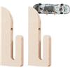 RTTYIKU Scaffale porta balance board, Supporto for skateboard con montaggio a parete for tavola da surf in legno resistente