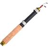 Générique Canna da pesca - Bastone da lancio telescopico portatile - D inverno leggero 60 cm | per acqua salata lago mare Kayak barca all'aperto trota panfish Crappie