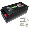 WILLQ Batteria LiFePO4 da 72V (30Ah/40Ah/50Ah/60Ah) - Batteria Sostitutiva per Moto, Golf Cart, Camper, ciclomotori e Kit Motore per tricicli, Dotata di BMS.,72v60ah