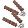 SAFIGLE Gripper in Legno per Allenamento Mani e Polso, Miglioratore di Forza con Manico Marrone, Attrezzo Professionale per Esercizi in Palestra a Casa, 1 Paio Colore Colore Casuale