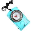 GMBYLBY Lente d ' ingrandimento per righello della mappa per la lettura della mappa con cordino Bussole navigazione resistenti all ' acqua Bussole multifunzionali con righello da campeggio multifunzionale