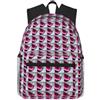 Tamiger Zaino unisex leggero con stampa a forma di bottiglia di vino rosso, stile casual, comodo, quotidiano, lavoro, viaggi, escursionismo, pendolarismo