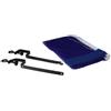 Generic Set di rete da ping pong di ricambio per esterni, portatile, pieghevole, retrattile, rete da ping pong, set di forniture