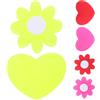 SOLUSTRE 6 Pezzi Ammortizzatore Design Unico per Racchetta da Tennis in Silicone a Forma di Fiore e Cuore Anti Vibrazione per Migliorare Le Prestazioni nelle Atletiche