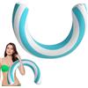 Generico Noodle da Piscina Gonfiabili Estivi a Righe delle Dimensioni 76 x 61