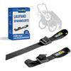 WildKids Cinghie di tensione per bici da corsa e bambini per tutti i rimorchi per biciclette, offrono un'elevata capacità di carico e nessun rischio di rilascio, compatibili con Woom, Puky ecc.