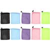 JOINPAYA Set 10 Pezzi Borse Coulisse in Nylon Traspirante, Sacchetti Rete per Sport e Scuola, Borsa Portaoggetti Sottile e Ventilata per Uso Quotidiano