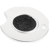 SOESFOUFU Accessori Biliardo Punte Stecca Affilatore Rotondo in Alluminio Resistente all'Usura Colore Argento per Manutenzione Professionale Durante Gioco del Biliardo