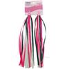 LAPYAPPE 4 Pezzi Streamers per Manubrio Bicicletta e Triciclo in Dacron Blu e Rosa, Decorazioni Colorate per Compleanno e Regalo Festivo, Nappe Lucide e Sfavillanti Che Volano nel Vento