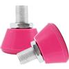 COLLBATH Paio di Fermapiedi per Scarpe Roller Skate Altezza Freno Regolabile e Design Ergonomico 1 in Gomma per Pattinaggio su Strade e Pavimenti in Cemento