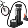 Generico Bike Foot Pump - Portable Floor Tire Inflator, Aluminum Alloy Cycle Tool