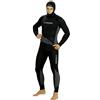 Cressi Fisterra Muta Due Pezzi Uomo, 8 mm, Nero, M/3