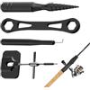 Generic Kit di manutenzione per mulinello da pesca, kit di riparazione per attrezzatura da pesca, set portatile per la cura del mulinello da pesca per kayak, surf, barca, riva, acqua salata, zaino in spalla