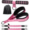 Générique Fascia di resistenza a pedale con manico | Attrezzatura per esercizi regolabile da 27,2 kg a 13,6 kg,Elastico di resistenza con maniglia,Yoga, Pilates, Addoms, Allenamento Sportivo a Casa