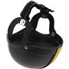 TOYANDONA Casco per Cani la Guida e Ciclismo con Protezione della Parte Superiore Regolabile in Abs e Poliestere, Design Unico Stile Rugby, con Fori per Orecchie e Cuscinetto Interno