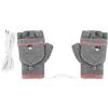 Spryflower Guanti termici caldi per ricarica elettrica USB a doppia faccia donna femminile (Femmina GS91)