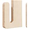 RTTYIKU Scaffale porta balance board, Robusto portaoggetti in legno for tavola da surf, skateboard, soggiorno