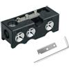 Tufgo 10 in 1 punte per stecca da biliardo per accessori da biliardo, kit di riparazione portatile con tagliabordi, in plastica nera, 80 mm