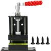 Generisch Attrezzo per morsa per mazze da golf, supporto per asta in alluminio/ferro, stazione di presa professionale per mazze da golf | Quick Shaft Clamp Grip Remover Forniture da officina per golfisti di