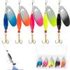 Générique Kit Di Escche Da Pesca Artificiali 5 Pezzi Con Lamelle Artificiali E Ami In