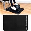VOSSOT Tappetino Antiscivolo per Palestra in Casa, Tappeto Tapis Roulant PVC Spesso, Tappetino Rulli Bici Fonoisolante Tappetino Antiscivolo per Bicicletta Ellittica per Tapis Roulant Cyclette Ellittica