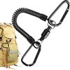 Generisch Chiusura per alpinismo e attrezzatura da arrampicata, robusto e resistente, moschettone come strumento da pesca, corda a molla con forte capacità di carico per attività all'aperto, viaggi, campeggio