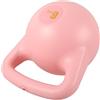 OATIPHO Kettlebell Riempibile da 6kg in Pe Rosa per Allenamento Versatile a Casa Design Chic e Manico Antiscivolo per Esercizi di Forza e Fitness