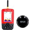 Generic Sonar Wireless Subacquea Visual HD Fishing Finder Detector Ultrasuoni Fish Finder Display LCD 100m Larghezza e 40m Profondità