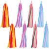 BESTOYARD Streamer per Manubrio Bici Bambini, 4 Paia, Plastico