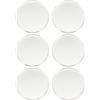 GOOHOCHY Marcatori Marcatura con e r Personalizzazione Vuoto Design in Ferro Argento 6 Pezzi Comoda Palline da Golf per Donne