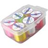 JSGHGDF 240 m Lunghezza 6 Colore Fly Tying Accessori Filo Ad Alta Resistenza Fly Tying Filo Forte Tensione Lenza di Pesca Enduring Fishing Lure Making Supply