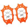 JAMIEKA Artigli da ghiaccio a 19 denti antiscivolo ramponi per afferrare il ghiaccio artigli sci in acciaio inox ICES Gripper Spikes catena con punte durature