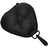 Générique Golf Ball Pouch, Golf Storage Bag, Portable Hard Shell Case with Carabiner for Women Men Easy Access Accessories Outdoor Sports Storing and Travel Use, 3,94 x 3,94 x 1,97 pollici