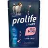 Prolife KIT 12x Prolife Smart Agnello e Riso Adult Mini Umido per Cani - 100 g, 12 pezzi - PREZZO A CONFEZIONE