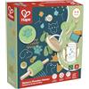 Hape Set di timbri Meraviglie della Natura, timbri per Bambini dai 3 Anni in su