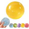 Yaepoip Handmade Coconut Oil Squishy Ball, Super High Moldable Crystal Coconut Oil Stress Ball, Soft and Non-sticky, Lightweight and Portable (Orange)