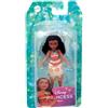 Disney Princess Vaiana - Bambola piccola ispirata al film Vaiana, 9 cm, con gonna rimovibile in morbido tessuto