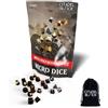 Citadel Black Micro Dice - Set di 21 dadi in metallo per gioco di ruolo con custodia con coulisse, piccoli dadi poliedrici, progettati per D&D, Pathfinder e altri giochi da tavolo
