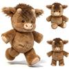 HBSFBH Mucca Morbido Peluche, Peluche Highland Cow, Peluche Che Corre, Running Cow Plush, Peluche Che Corre Cartoon, Bambola Da Vitello Che C0rre, P-eluche Vitello C0rsa, Regalo per Fan e Famiglia (60cm)
