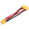 Naroote Cavo Connettore Parallelo per Batteria XT60 Durevole Sdoppiatore a Y per Batterie RC Mini Portatile Sicuro da Usare per Vari Modellini di Auto RC Filo in Silicone