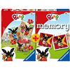 Ravensburger 20675 9 Multipack Memory e Puzzle di Bing, Puzzle e Gioco per Bambini, Età Raccomandata 4+