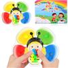 Ainiv Color Sorting Toys per Bambini Piccoli, Giocattoli per capacità Motorie Fini, Giocattoli Educativi di Abbinamento dei Colori, Giochi di Abilità Matematiche Montessori, Ape